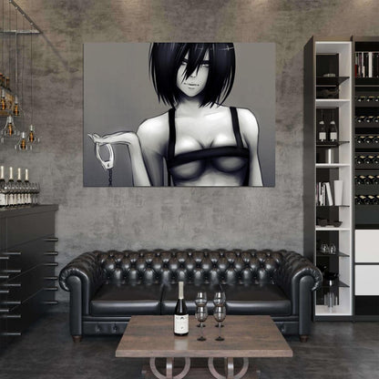 Attack on Titan Shingeki no Kyojin Mikasa Ackerman Hot Sexy Anime Manga Art Wall Art Print Poster