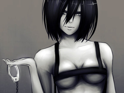 Attack on Titan Shingeki no Kyojin Mikasa Ackerman Hot Sexy Anime Manga Art Wall Art Print Poster
