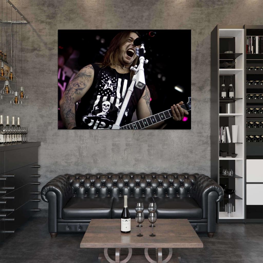 Bullet For My Valentine Metalcore Live Concert Music Wall Art Print Poster