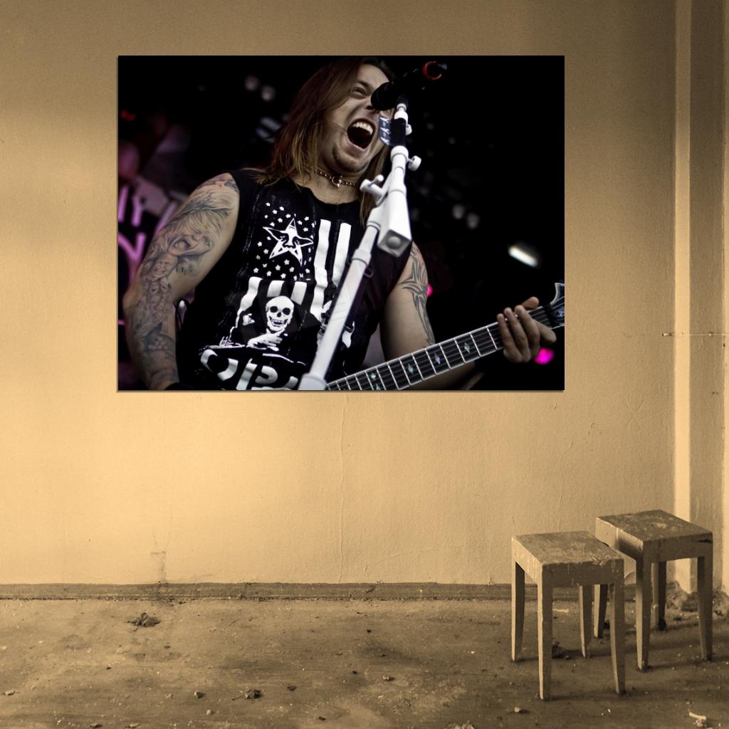 Bullet For My Valentine Metalcore Live Concert Music Wall Art Print Poster