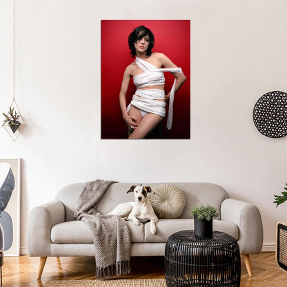 Asia Argento Hot Actress Sexy Model Wall Art Print Poster