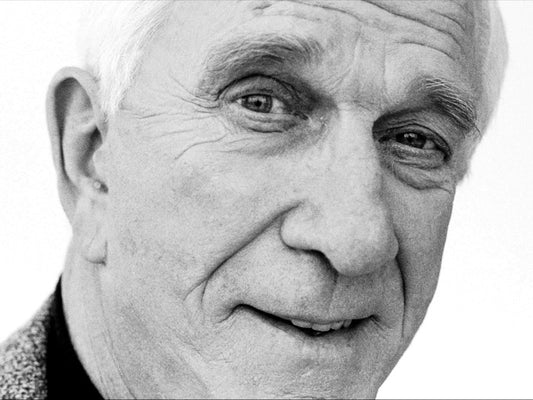 Leslie Nielsen Actor Comedian BW Portrait Wall Art Print Poster