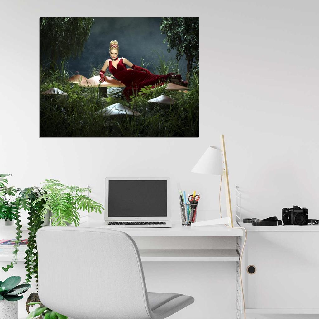 Once Upon a Time Emma Rigby Wonderland Red Queen Anastasia TV Series Wall Art Print Poster