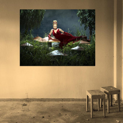 Once Upon a Time Emma Rigby Wonderland Red Queen Anastasia TV Series Wall Art Print Poster