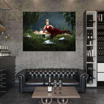 Once Upon a Time Emma Rigby Wonderland Red Queen Anastasia TV Series Wall Art Print Poster