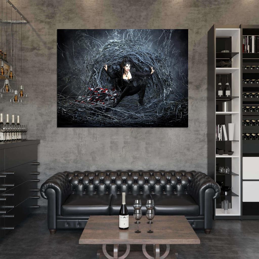 Once Upon a Time Evil Queen Lana Parrilla TV Series Wall Art Print Poster