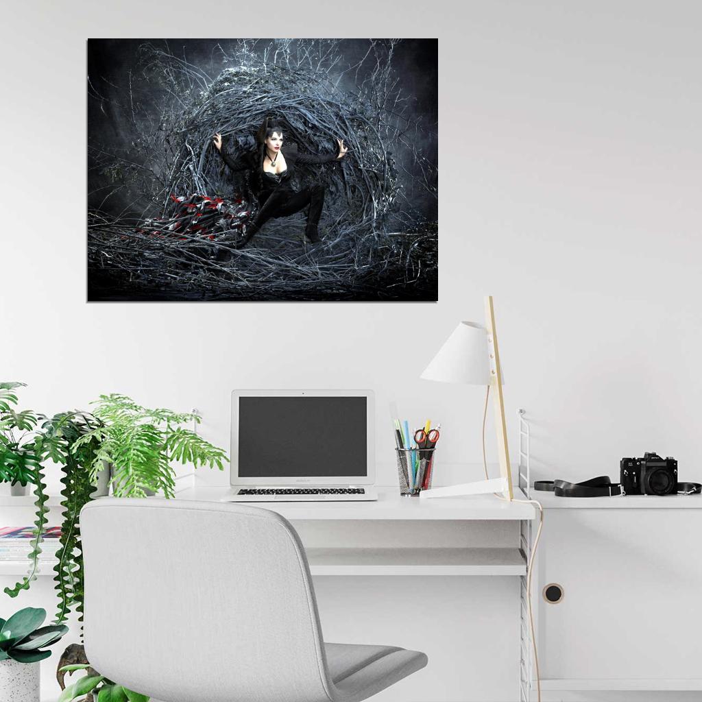 Once Upon a Time Evil Queen Lana Parrilla TV Series Wall Art Print Poster