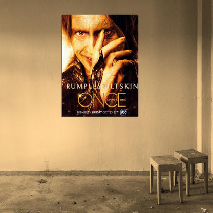 Once Upon a Time Rumpelstiltskin Robert Carlyle Rumplestiltskin TV Series Wall Art Print Poster