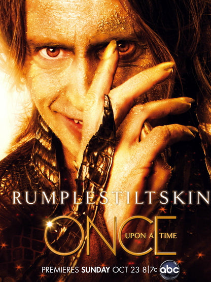 Once Upon a Time Rumpelstiltskin Robert Carlyle Rumplestiltskin TV Series Wall Art Print Poster