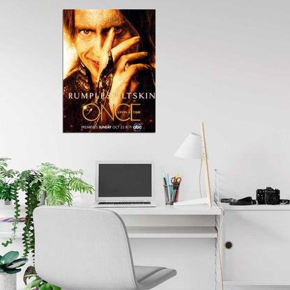 Once Upon a Time Rumpelstiltskin Robert Carlyle Rumplestiltskin TV Series Wall Art Print Poster