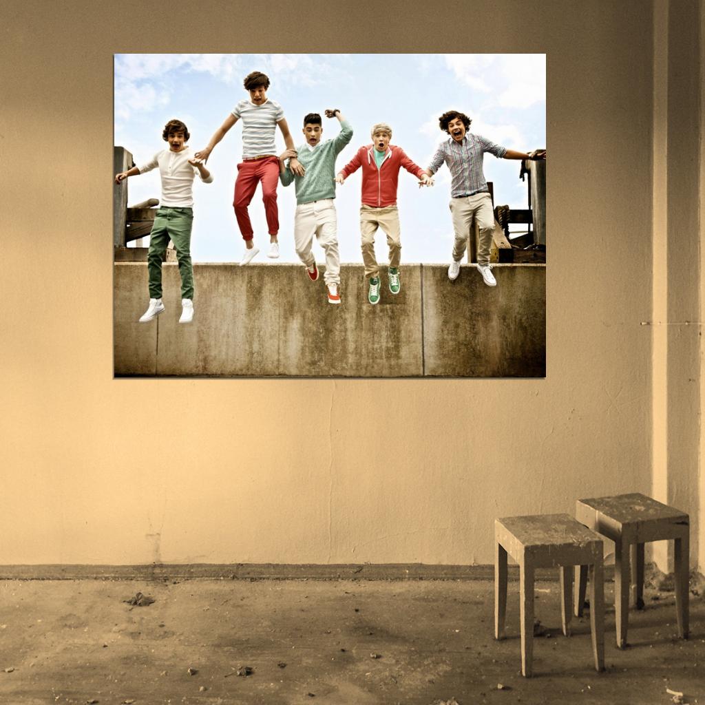 One Direction 1D Boy Band Music Niall Horan Zayn Malik Liam Payne Harry Styles Louis Tomlinson Wall Art Print Poster
