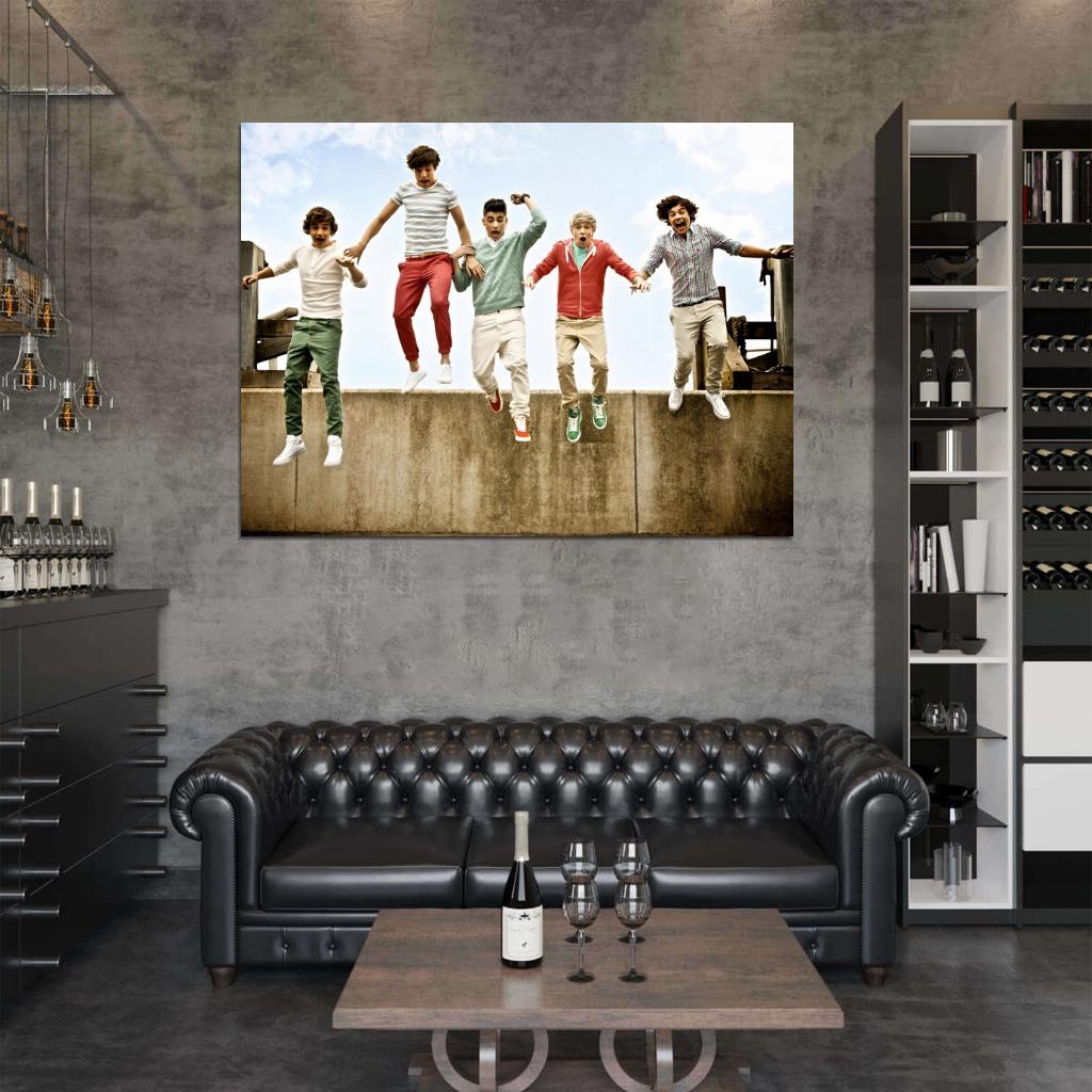 One Direction 1D Boy Band Music Niall Horan Zayn Malik Liam Payne Harry Styles Louis Tomlinson Wall Art Print Poster