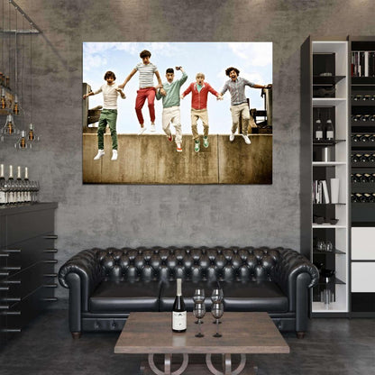 One Direction 1D Boy Band Music Niall Horan Zayn Malik Liam Payne Harry Styles Louis Tomlinson Wall Art Print Poster