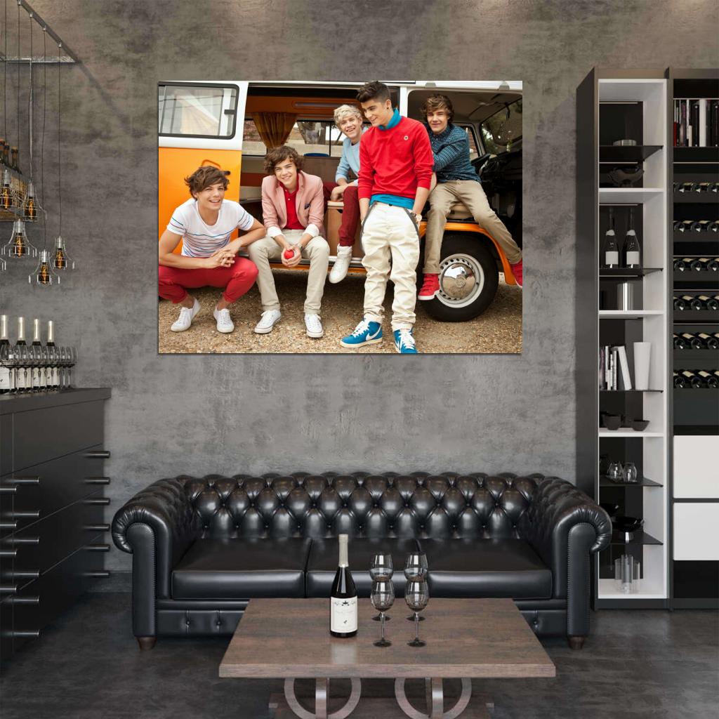 One Direction 1D Boy Band Music Niall Horan Zayn Malik Liam Payne Harry Styles Louis Tomlinson Wall Art Print Poster