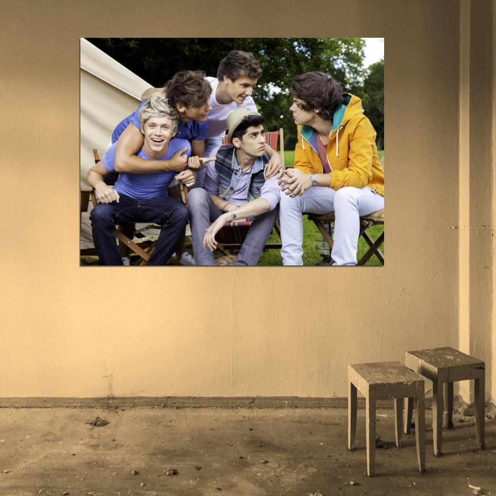 One Direction 1D Boy Band Music Niall Horan Zayn Malik Liam Payne Harry Styles Louis Tomlinson Wall Art Print Poster