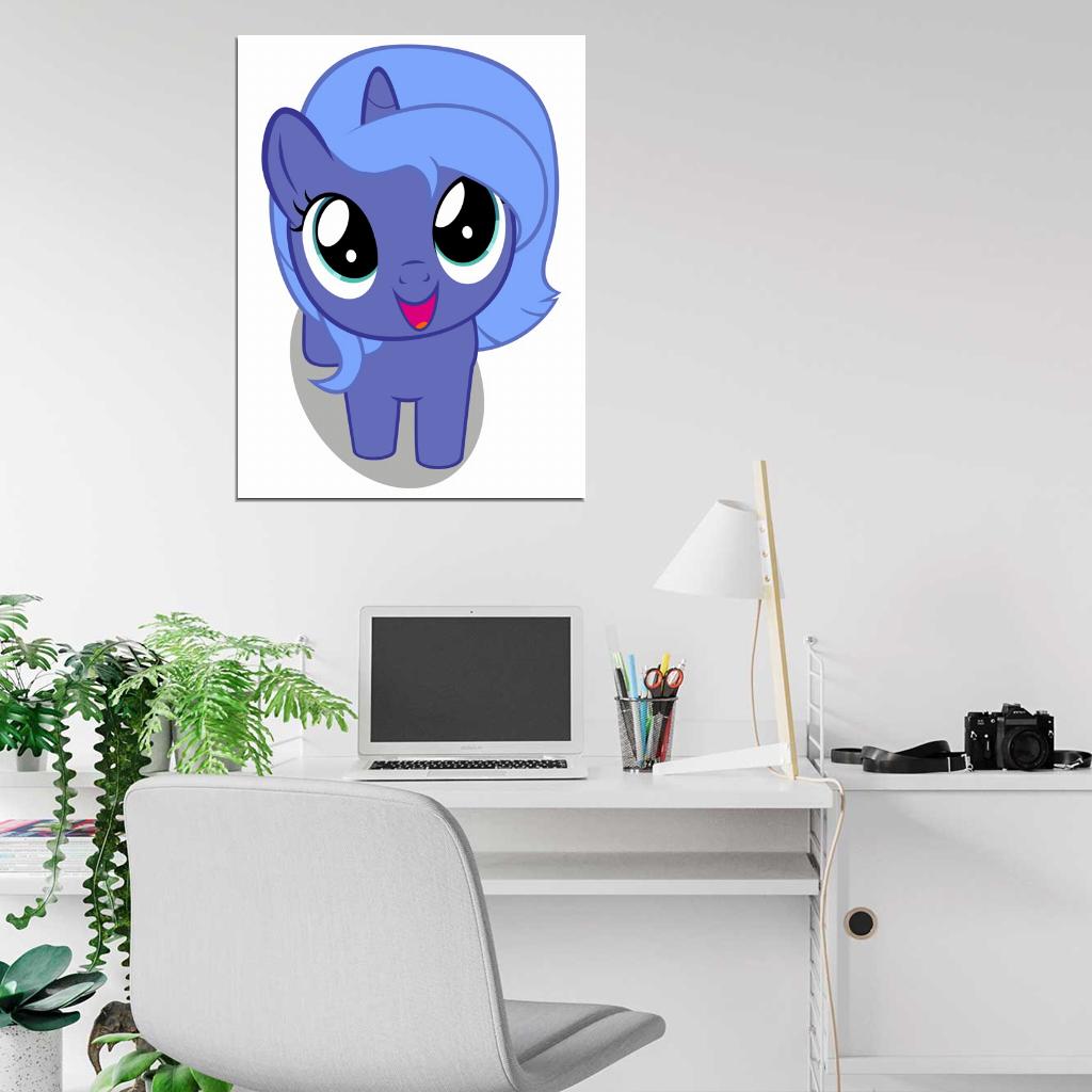 Princess Luna My Little Pony Friendship is Magic Cute Kids Art Wall Art Print Poster