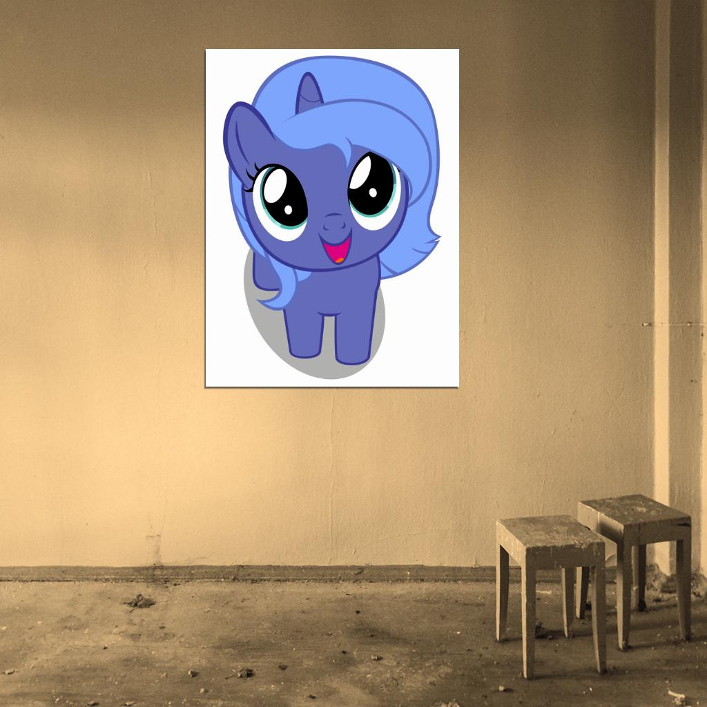 Princess Luna My Little Pony Friendship is Magic Cute Kids Art Wall Art Print Poster