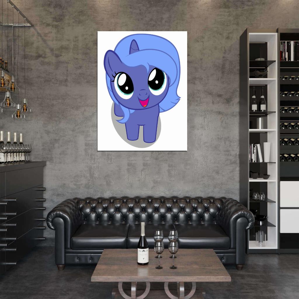 Princess Luna My Little Pony Friendship is Magic Cute Kids Art Wall Art Print Poster
