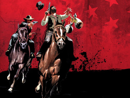 Red Dead Redemption Liars and Cheats Awesome Video Game Art Wall Art Print Poster