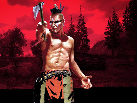 Red Dead Redemption Legends and Killers Tomahawk Video Game Art Wall Art Print Poster