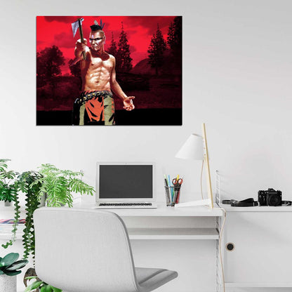 Red Dead Redemption Legends and Killers Tomahawk Video Game Art Wall Art Print Poster