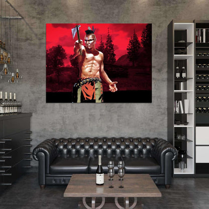 Red Dead Redemption Legends and Killers Tomahawk Video Game Art Wall Art Print Poster