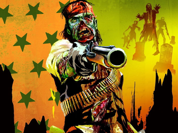 Red Dead Redemption Undead Nightmare Video Game Art Wall Art Print Poster