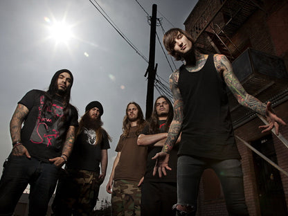 Suicide Silence Deathcore Rock Band Music Wall Art Print Poster