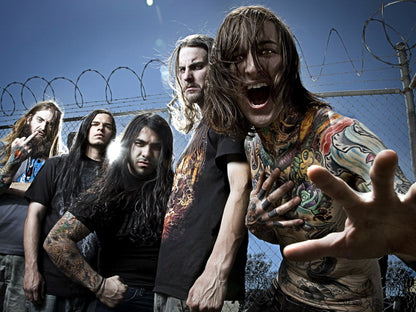Suicide Silence Deathcore Rock Band Music Wall Art Print Poster