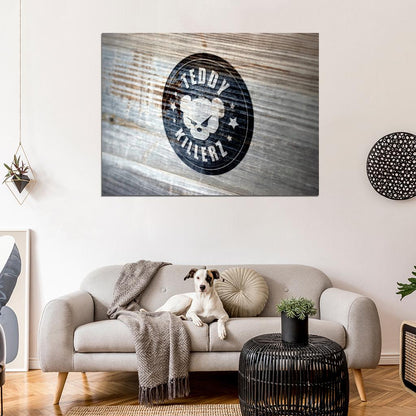 Teddy Killerz Logo Drum and Bass Dubstep Music Art Wall Art Print Poster