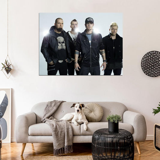 Three Days Grace Adam Gontier Hard Rock Band Alternative Metal Music Wall Art Print Poster