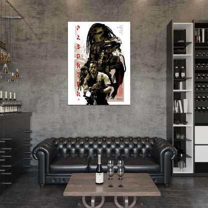 Predator 1987 Sci-Fi Movie Arnold Schwarzenegger Wall Art Print Poster