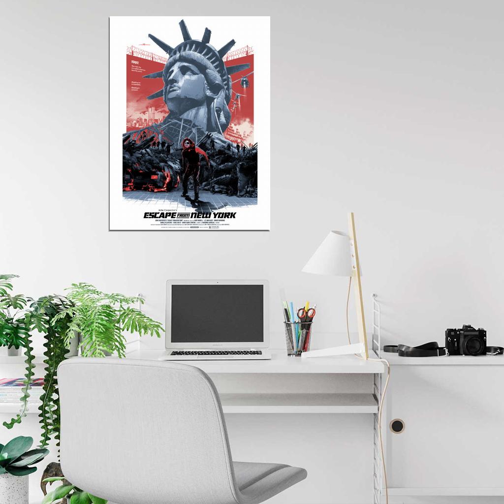 Escape from New York 1981 Movie ?Snake Plissken Wall Art Print Poster