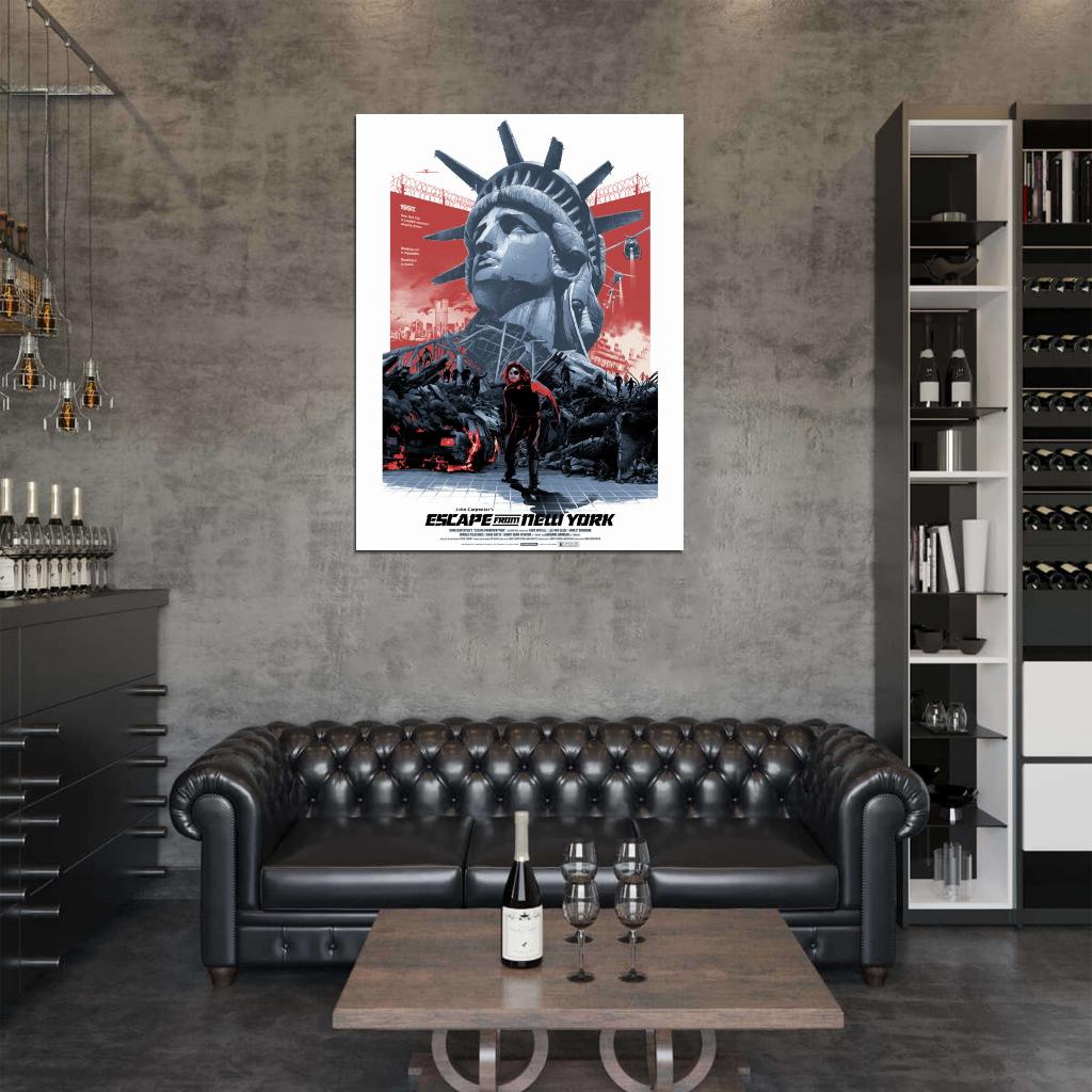 Escape from New York 1981 Movie ?Snake Plissken Wall Art Print Poster