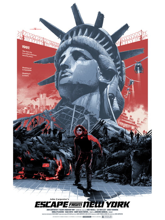 Escape from New York 1981 Movie ?Snake Plissken Wall Art Print Poster