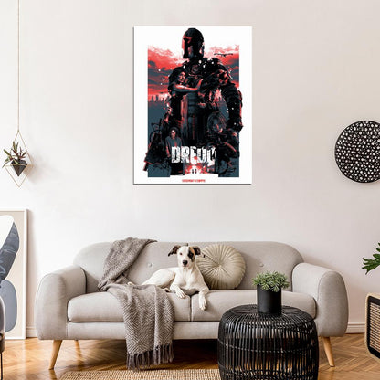 Dredd 2012 Movie Karl Urban Wall Art Print Poster