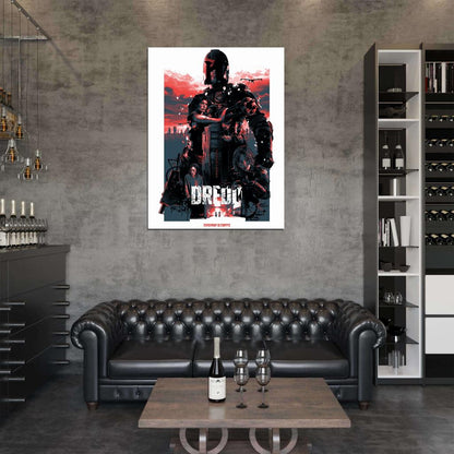 Dredd 2012 Movie Karl Urban Wall Art Print Poster