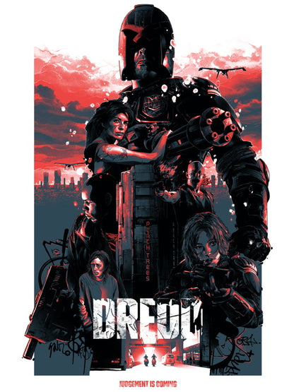 Dredd 2012 Movie Karl Urban Wall Art Print Poster
