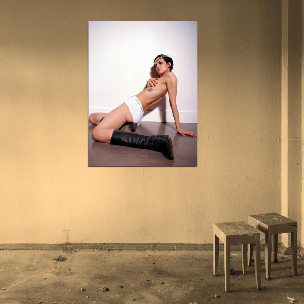 Asia Argento Topless Hot Actress Sexy Model Nude Naked Wall Art Print Poster