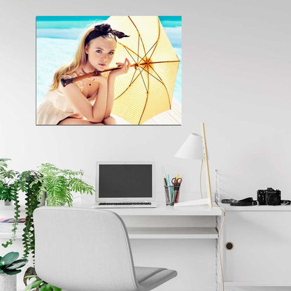 Elle Fanning Hot Beautiful Cute Actress Wall Art Print Poster