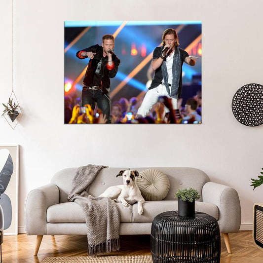 Florida Georgia Line Live Concert Country Rock Music Wall Art Print Poster
