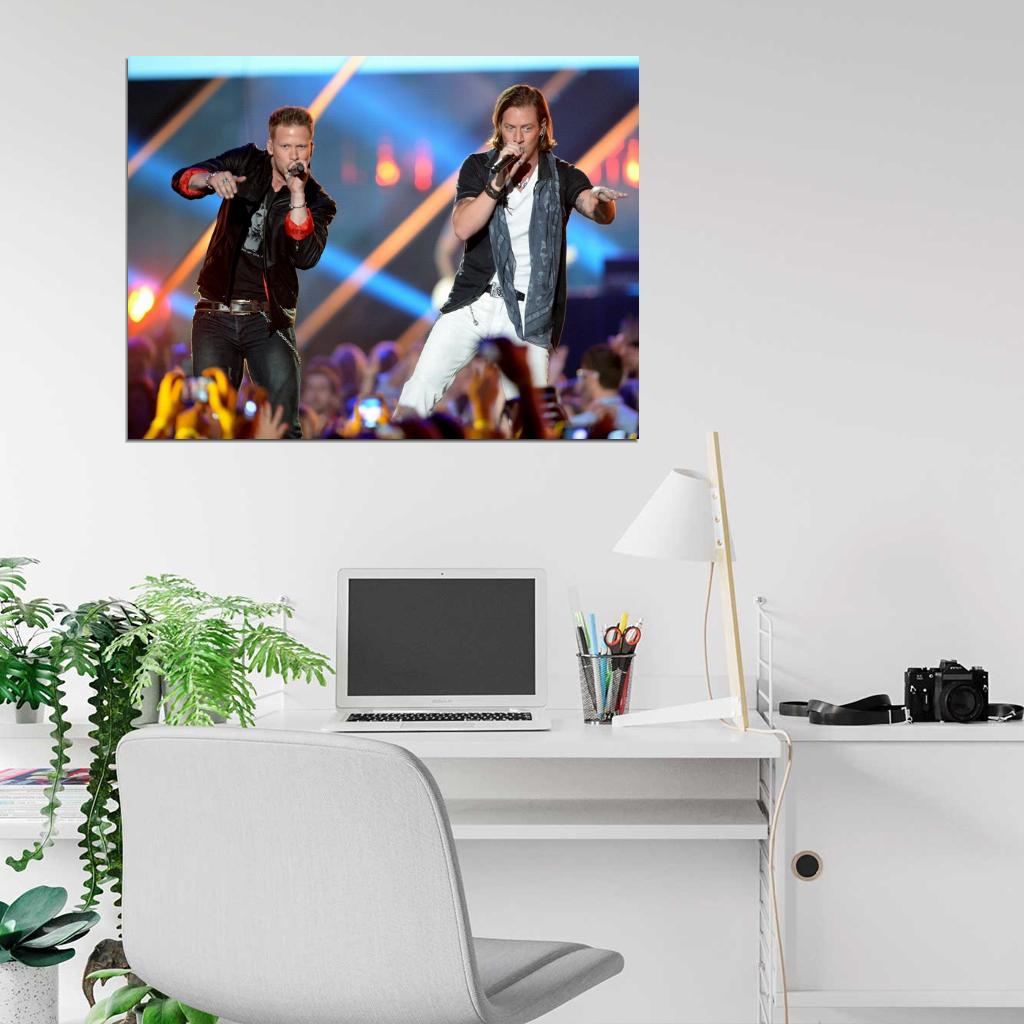 Florida Georgia Line Live Concert Country Rock Music Wall Art Print Poster