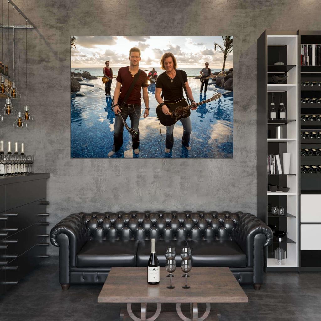 Florida Georgia Line Band Country Rock Music Wall Art Print Poster