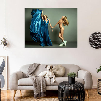 Gisele Bundchen Hot Model Sexy Nude Naked Body Wall Art Print Poster