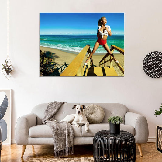 Hayden Panettiere Hot Actress Sexy Model Beach Wall Art Print Poster