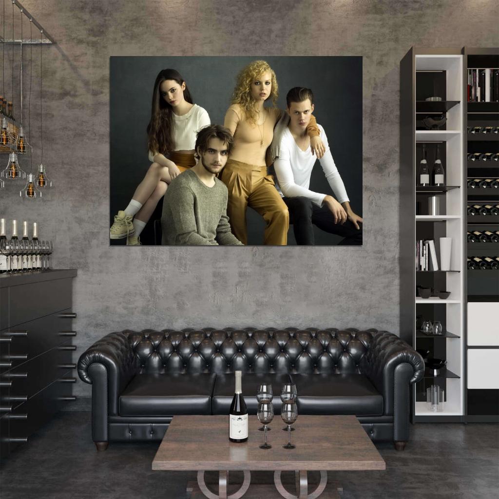Hemlock Grove Bill Skarsgard Landon Liboiron Penelope Mitchell Cast Characters TV Series Wall Art Print Poster