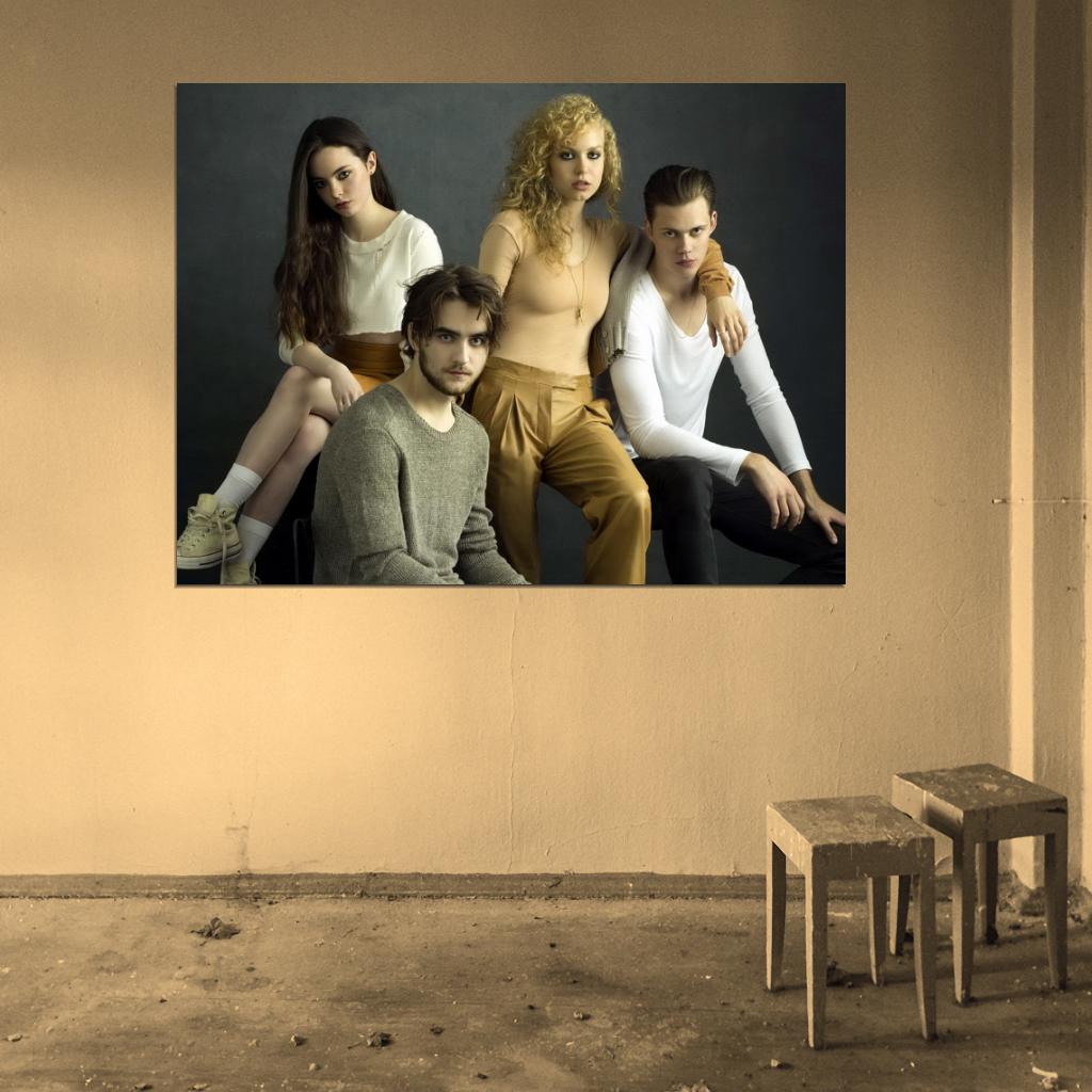 Hemlock Grove Bill Skarsgard Landon Liboiron Penelope Mitchell Cast Characters TV Series Wall Art Print Poster