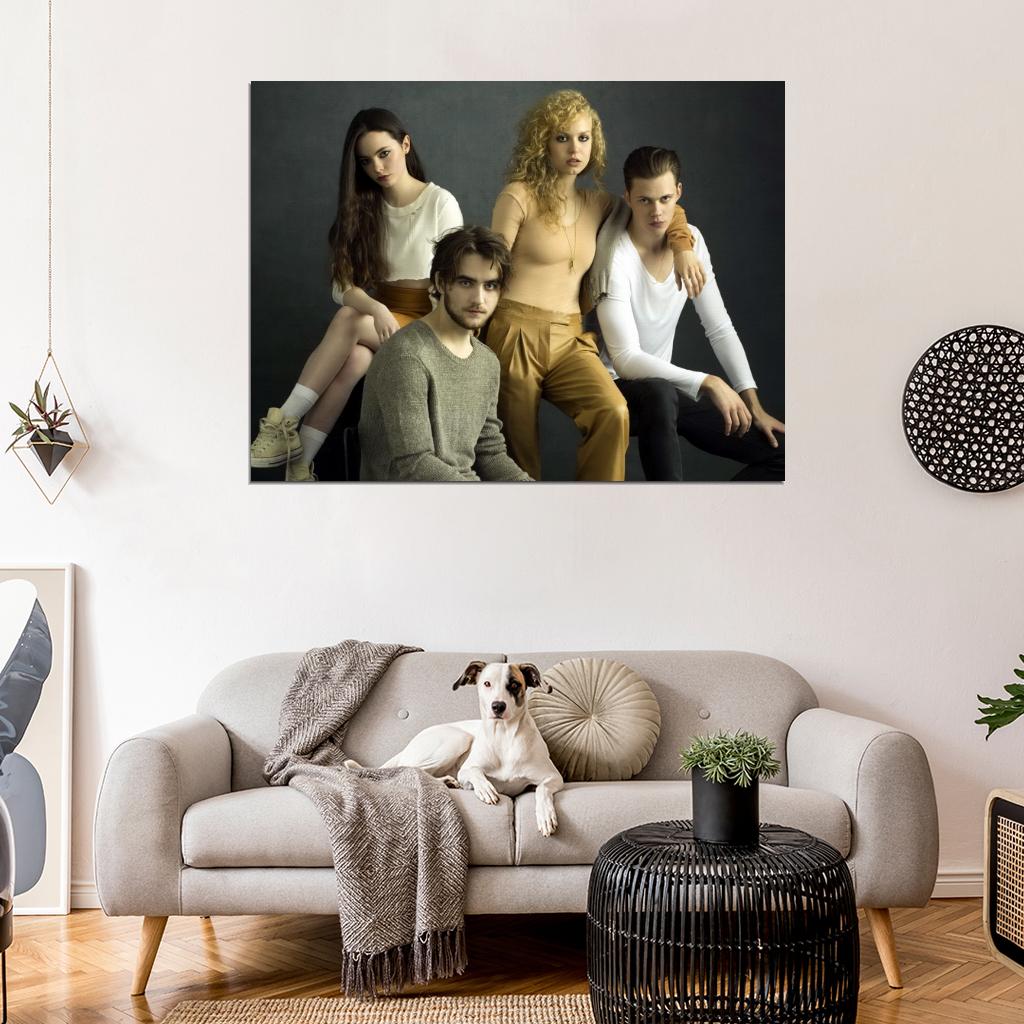 Hemlock Grove Bill Skarsgard Landon Liboiron Penelope Mitchell Cast Characters TV Series Wall Art Print Poster