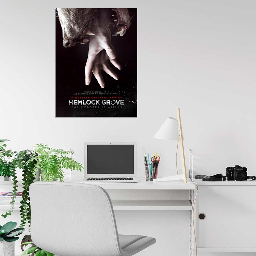 Hemlock Grove Werewolf TV Series Wall Art Print Poster
