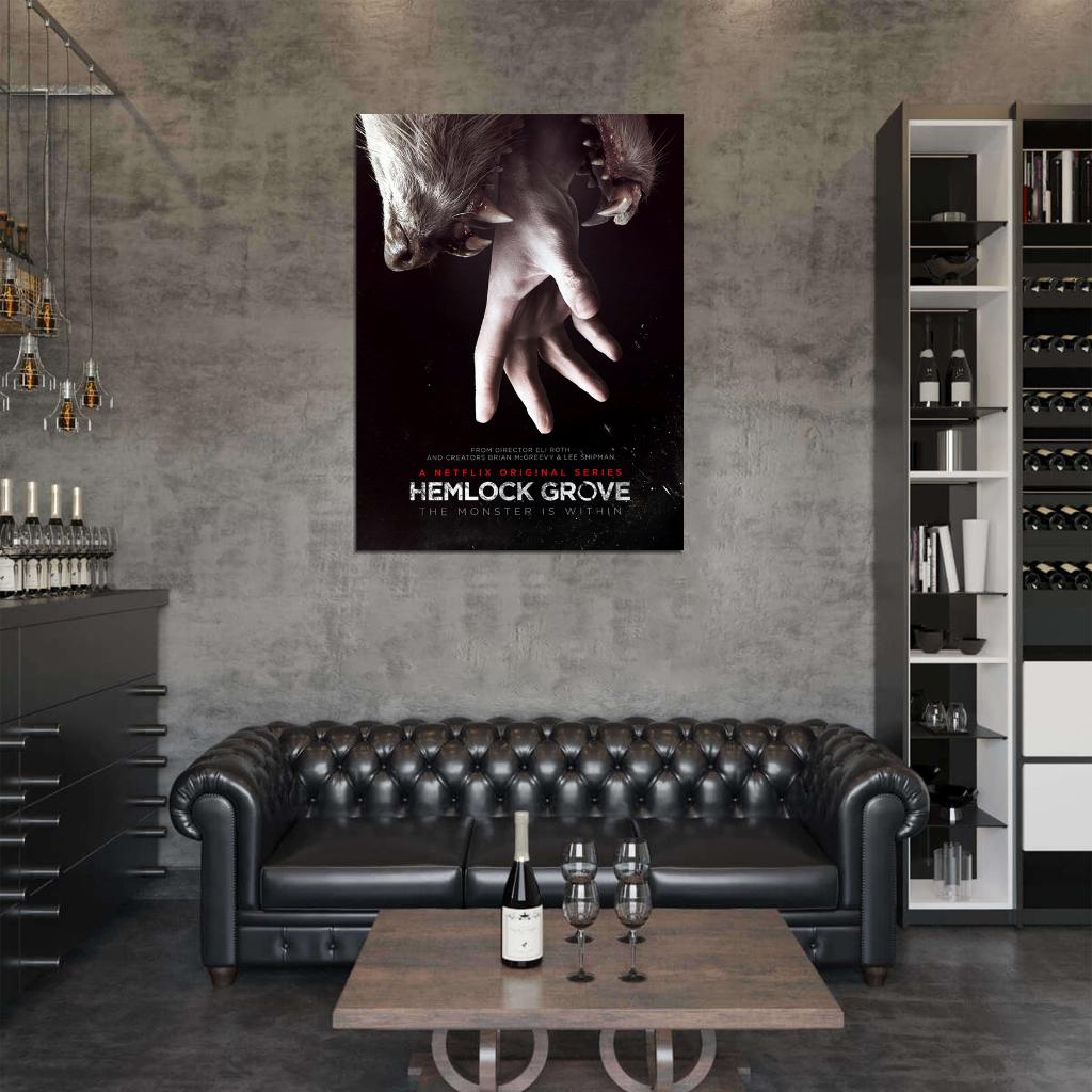 Hemlock Grove Werewolf TV Series Wall Art Print Poster